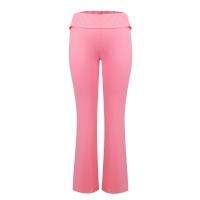 Pantalones Largos Para Mujer Leggings Elásticos De Talla Alta Estilo Athleisure Yoga Fitness Pantalones Bell Bottoms Para Verano - details 9
