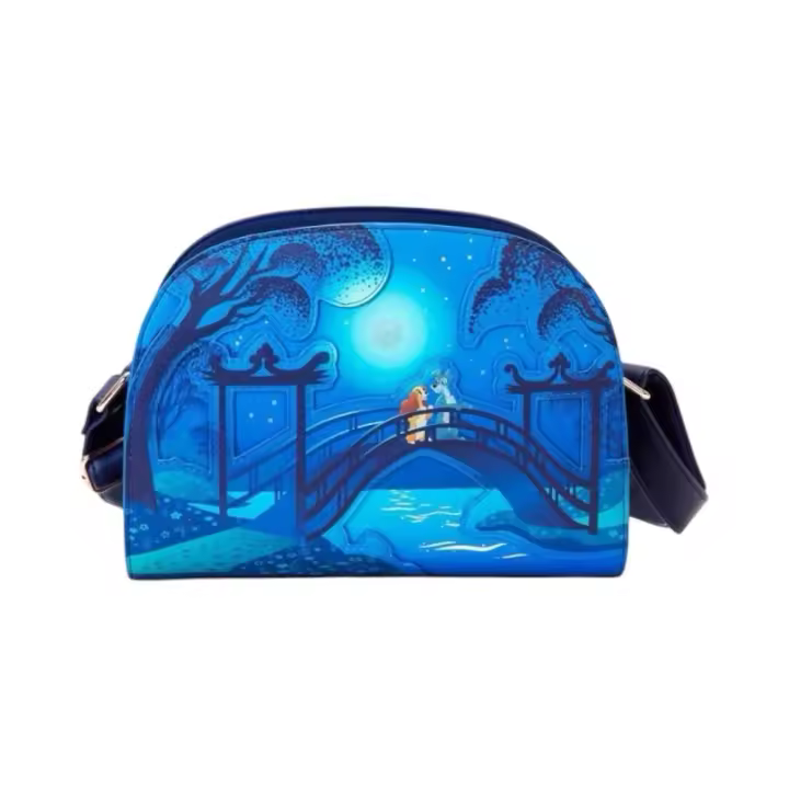 Bolso bandolera de mujer La Dama y el Vagabundo Loungefly 23x23x10cm - Regalo Especial Disney - 1