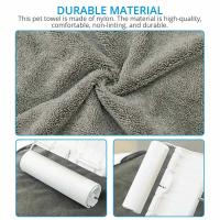 Toalla De Baño Para Perros Grandes Super Absorbente Y De Secado Rápido Microfibra Algodón 100% Suministros De Baño Para Gatos Y Perros - details 5
