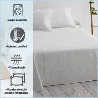 DECASATEXTIL- Colcha Bouti Fina con Diseño Floral Moderno- Suavidad y Versatilidad en un Diseño, Ideal para Todo el Año - 100% Microfibra Extra Suave - details 0