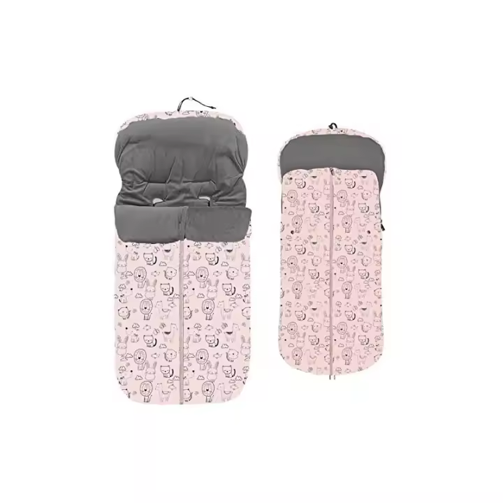 Saco Silla Paseo Universal animalitos rosa  Interbaby - 1