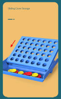 Juego Classico De Conectar 4 En Línea Para Niños Juguetes Educativos De Matemáticas Juego De Mesa Para Familia Y Fiestas - details 1