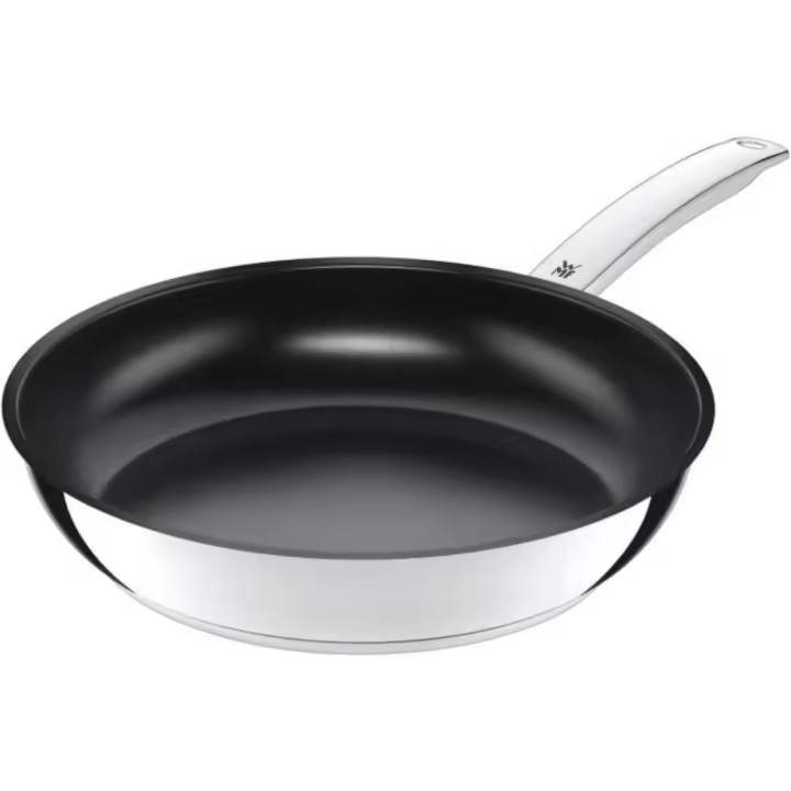 Sartén Antiadherente de Cerámica CeraDur con Exterior de Acero Inoxidable Cromargan® de WMF – Ideal para Todo Tipo de Cocinas, Incluida Inducción - 1