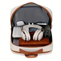 Bolsos,Mochila Ligera de Nailon para portáthil with compartimentor, mochila casual with Funda para chariot, Correas de hombro ajustables, cerre de Cremallera, forro de poliéster, para Viajes, desplantes Diarios y Negocios- - details 5