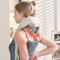 Chalé De Masaje Cuello Y Hombros Con Calentamiento Y Cabeza De Masaje 6D Relajación Muscular Ajustable Masajeador Portátil Para El Cuerpo - details 2
