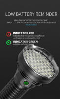 Linterna Táctica De Caza Exterior LED Super Brillante Distancia De Iluminación 1500M Luz Fuerte Aluminio Impermeable Recargable - details 3