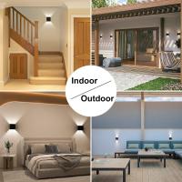 Lámpara De Pared LED 6W IP65 Impermeable Luz Caliente Y Fría Ajustable Para Interior Y Exterior Estilo Moderno Para Courtyard - details 5