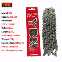 Cadena De Bicicleta YBN Para Montaña Y Carretera 10/11/12 Velocidades Compatible Con SHIMANO SRAM Con Cerradura De Enlaces - details 11