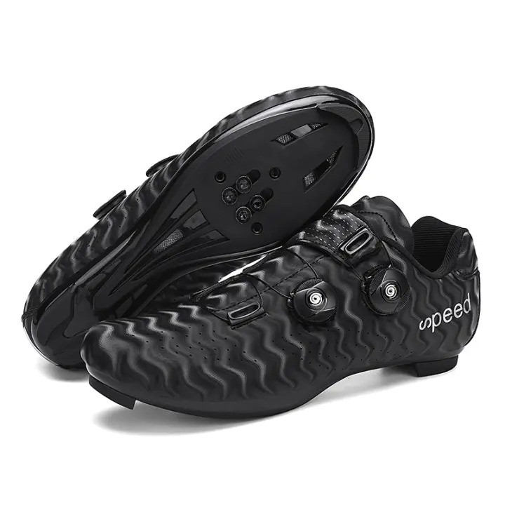 Zapatos De Ciclismo Profesionales Para Hombres Ultraligeros Con Doble Hebilla Zapatillas De Carreras De Carretera MTB Mountain Bike - 1