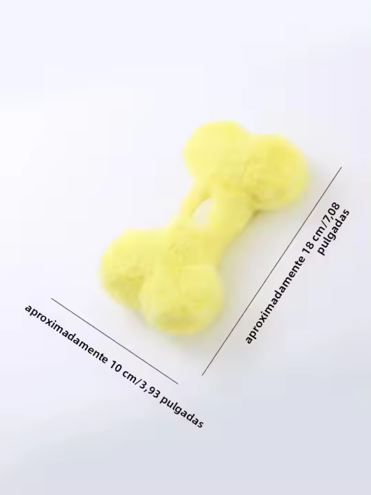 Juguete De Mascota Interactive Playbone De Peluche Para Perros Lindo Y Resistente Al Masticar Fleece Material Juguetes Para Morder - 1