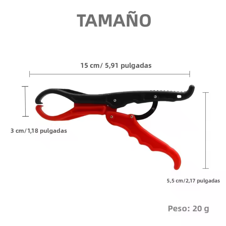 Aguja De Pesca Flotante Gripper Caja De Pescar Gancho Escala Digital Mordaza De Boca De Peces Para Agua Salada Herramienta De Pesca - 1