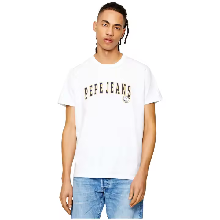 Camiseta de Manga Corta Pepe Jeans Ronell para hombre en color blanco - 1