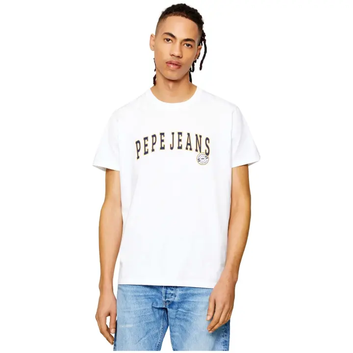 Camiseta de Manga Corta Pepe Jeans Ronell para hombre en color blanco - 1