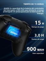 Controlador De Juego Inalámbrico DATA FROG Para Nintendo Switch OLED Y Switch Lite Con Joystick Programable LED RGB Y Batería De 800mAh - details 9