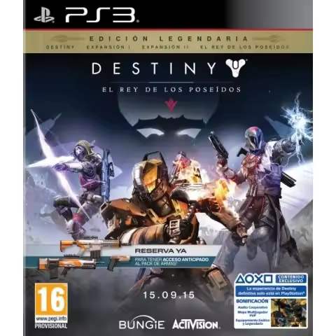 Destiny: El Rey De Los Poseídos Ed. Legendaria Juego para Consola Sony PlayStation 3, PS3 [PAL ESPAÑA] - 1