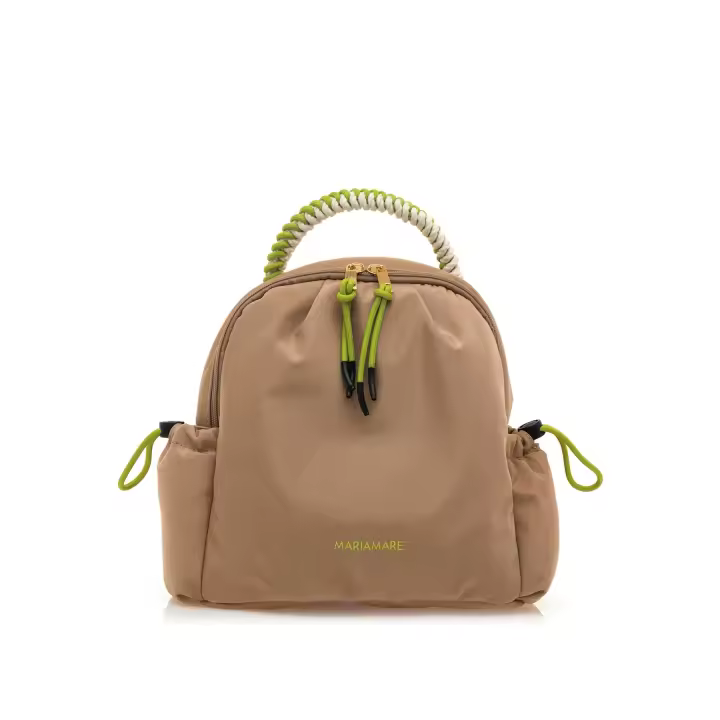MARIAMARE mochilas mujer cammy marron con cierre cremallera - 1