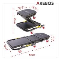 AREBOS Plataforma de Montaje con Ruedas 2 en 1 Hasta 150 Kg Tumbona de Montaje - details 18