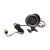 Gauge Digital LED Redondo Para Coche Camión Moto 2 En 1 Temperatura Y Voltaje Medidor De Temperatura Y Voltaje 12V 24V - details 7
