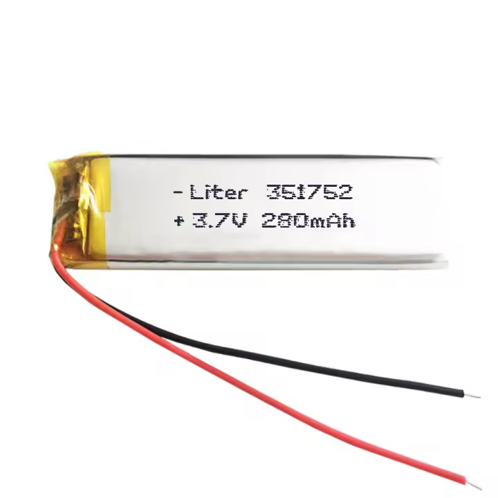 Batería 351752 LiPo 3.7V 280mAh 1.036Wh 1S 5C Liter Energy Battery para Electrónica Recargable teléfono portátil vídeo smartwatch reloj GPS - No apta para Radio Control 52x17x4mm (280mAh|351752) - 1