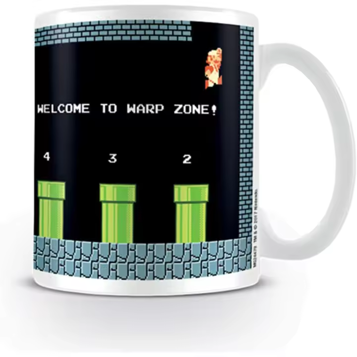 Super Mario Bros Grupo Erik Taza de Cerámica Warp Zone 330 Ml - 1