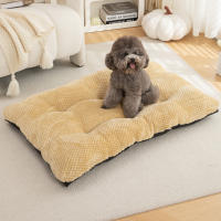 Alfombra De Perro Lavable Antideslizante Cómoda Y Suave Para Gatos Cama De Mascota Con Cubierta Desmontable Material De Corduroy - details 9