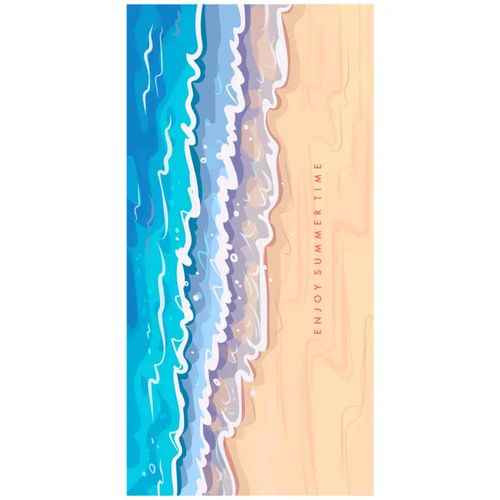 Toalla de playa anti-ultravioleta, producto de moda, para viajes, yoga, deportes, toalla de secado rápido, toalla de baño con protección solar para la playa. - 1