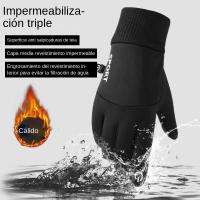 Guantes De Invierno Táctiles Para Hombre Y Mujer Resistentes Al Agua Y Al Viento Termales Para Conducir Correr Y Esquiar - details 5