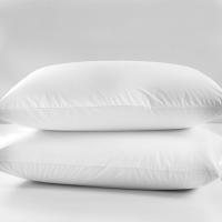 2Pcs Fundas Para Almohada Blancas Puras Suaves De Poliéster Impermeables 50x70cm Textil De Hilo 100TC Estilo Jacquard Para Hogar Y Hotel - details 1