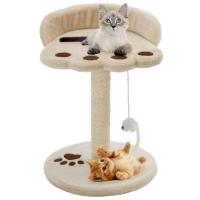vidaXL Rascador para Gatos con Poste de Sisal 40cm y Mascotas Color Beige y marrón,  Beige, y mas - details 1