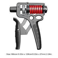 Ajustable Agarrador De Mano Pesado 5-165kg Entrenador De Brazo Muñeca Antebrazo Expansor De Dedos Fitness Con Resorte De Acero Ejercicio De Fortalecimiento De Mano - details 13