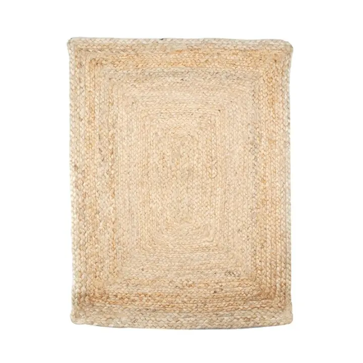 SIGNES GRIMALT Signes Grimalt Alfombra Yute Rectangular Beige 80x60cm Decoración Casa - 1