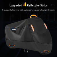 Cubierta De Motocicleta 210D Impermeable Y Antiviento Con Cierres Para Bicicleta Scooter Cubierta De Lluvia Motocross Universal Protección Al Aire Libre - details 3