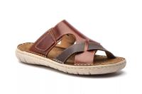 Sandalia de Piel Marrón Route 83 - Plantilla Acolchada - Suela Antideslizante - Producto Español - Sandalias Hombre - details 3