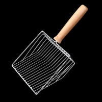 Shovel De Arenero Para Gatos Con Mango De Madera Herramientas De Limpieza Del Baño Del Gato Accesorios Para El Hogar De Los Animales - details 11