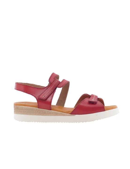 ESCOOLERS SANDALIA AMONET PIEL CIERRE VELCROS  MUJER - 1