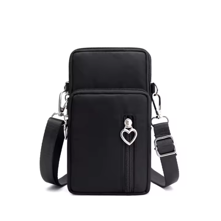 Bolsos Pequeños de Alta Calidad para Mujeres Multifuncionales Impermeables de Nylon Bolsa de Hombro para Teléfono Móvil Deporte Bolsa de Mensajero - 1