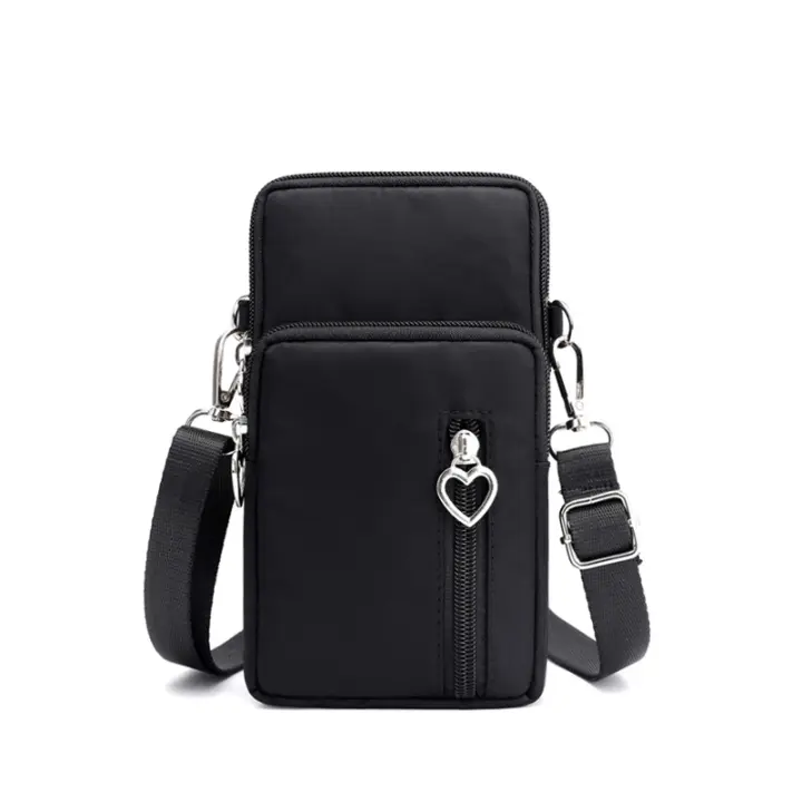 Bolsos Pequeños de Alta Calidad para Mujeres Multifuncionales Impermeables de Nylon Bolsa de Hombro para Teléfono Móvil Deporte Bolsa de Mensajero - 1