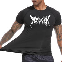 Camiseta De Compresión Para Gimnasio Y Ejercicio Rápida Secado Con Estampado Berserk Para Hombres Camiseta De Base Transpirable Deporte - details 4