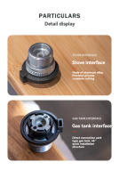 Adaptador De Gas Para Estufa De Camping CAMPINGMOON Aluminio Portátil Eficiente Accesorios De Camping Exterior Z19 Sin Ignición - details 3