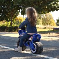 INJUSA - Moto Correpasillos Tundra Tornado | Andador Bebé | Moto para Niños de 18 a 48 Meses | Ruedas Anchas de Plástico | Decoración Permanente e Impermeable | Asa de Transporte para Padres | Versiones: Honda, Repsol y Marca Injusa en Azul o Rosa - details 1