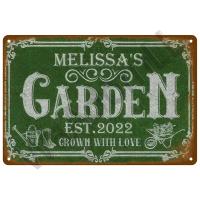 Cartel De Metal Retro Con Flores Vintage Para Decoración De Jardín Arte Murallero De Hogar Placa De Latón Regalo Para Decoración De Pared Y Cuarto - details 8