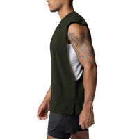 Chaleco De Correr Para Hombre 2023 Verano Secado Rápido Fitness Ropa Deportiva Sin Mangas Transpirable Y Ligero Camiseta Deportiva Para Gimnasio Y Bodybuilding - details 11