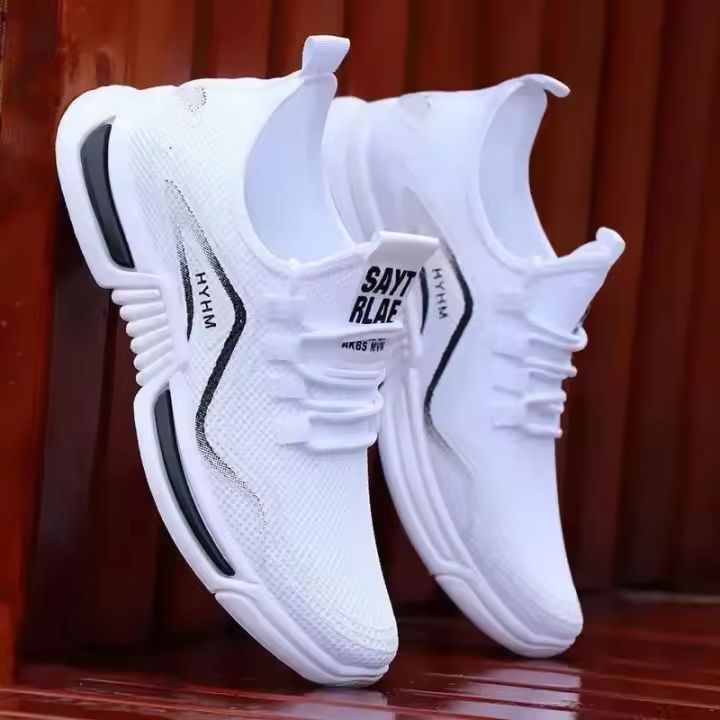Zapatos De Verano Para Hombre Transpirables De Malla Casual Resistente a Olores Suela Suave Deportivos Versátiles Zapatos Tendencia Para Hombres - 1