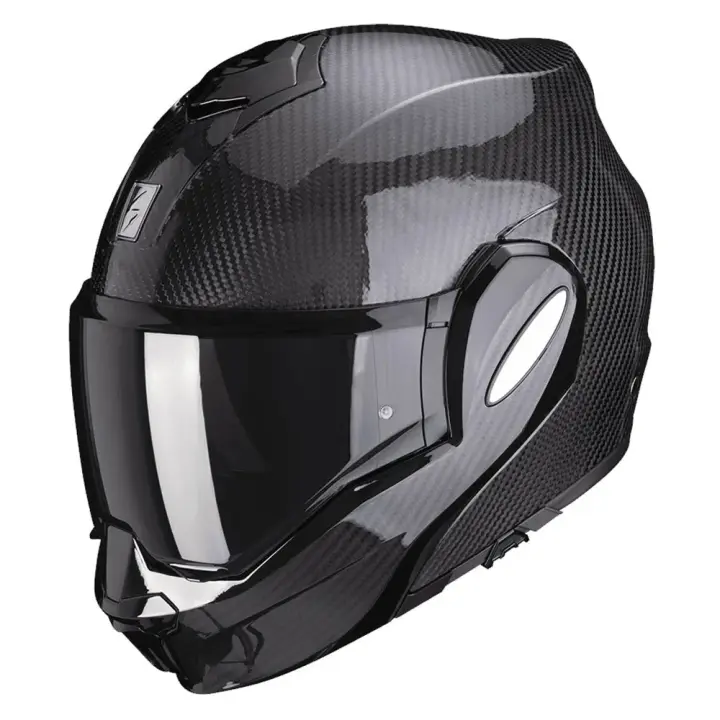 Scorpion Casco Modular Exo-tech Evo Carbon Solid - 1