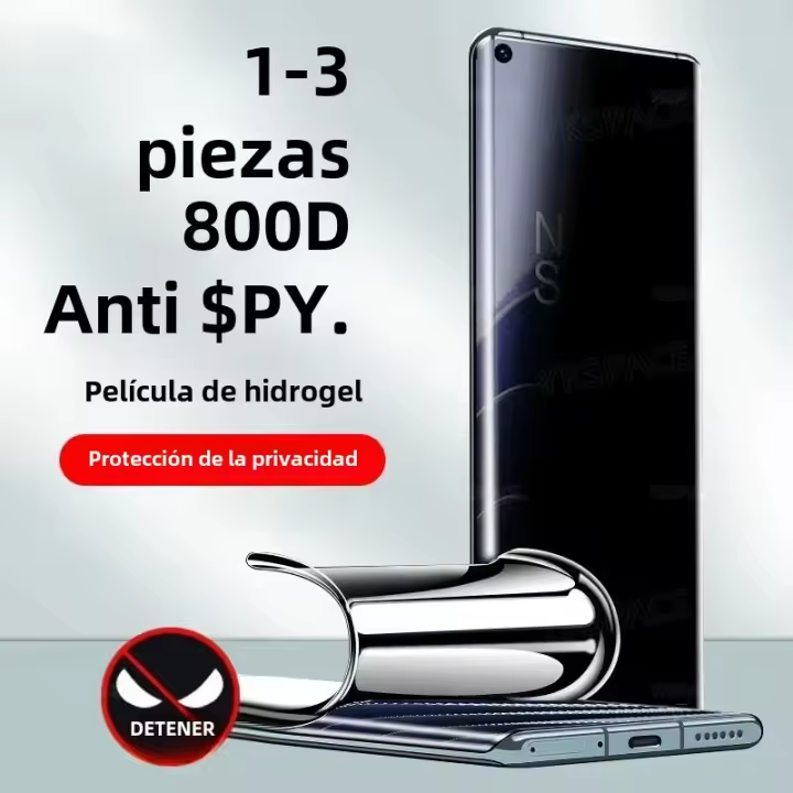 Protector De Pantalla Hydrogel Anti-Spy Para Vivo Y77E 5G Y12A V2027 Y30 Standard Y02 4G Y35 plus V2019 Película Hidrogel Clara HD Para Privacidad - 1