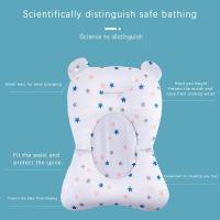 Acuerdo de baño para Bebe, albrilla de Apoyo plegable para bañera de Bebe, almohadilla y Silla para bañera de Nuevo Nasido, almohadón antideslizante para Bebe, cojín suave y Cómodo para el cuerpo - details 4