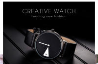 Reloj De Pulsera Creativo Para Mujeres Shengke Con Correa De Cuero Amarillo Resistente Al Agua Y Shock Resistente Estilo Casual - details 6