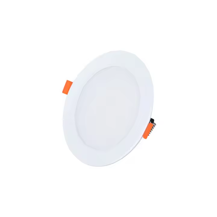 4 piezas, foco empotrable LED de 7 W, foco empotrable redondo LED para techo. Carcasa blanca, luz blanca-6000K, diámetro de superficie 12 cm, apertura 9-10 cm, sala de estar, centro comercial - 1