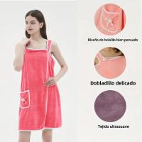 Toalla De Baño Para Mujer Y Niñas Toalla De Playa Y Spa Rápida Secado Ropa De Baño Y Gimnasio Microfibra Absorción Rápida Máquina Lavable - details 5