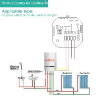 Termostato Inteligente WiFi Controlador De Temperatura Para Calentamiento De Piso Eléctrico Y Agua Calentador De Gas Con Alexa Google Home - details 15